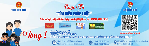 VKSND huyện Cờ Đỏ phối hợp cùng Huyện đoàn tổ chức cuộc thi tìm hiểu pháp luật nhân ngày Pháp luật Việt Nam (9/11)