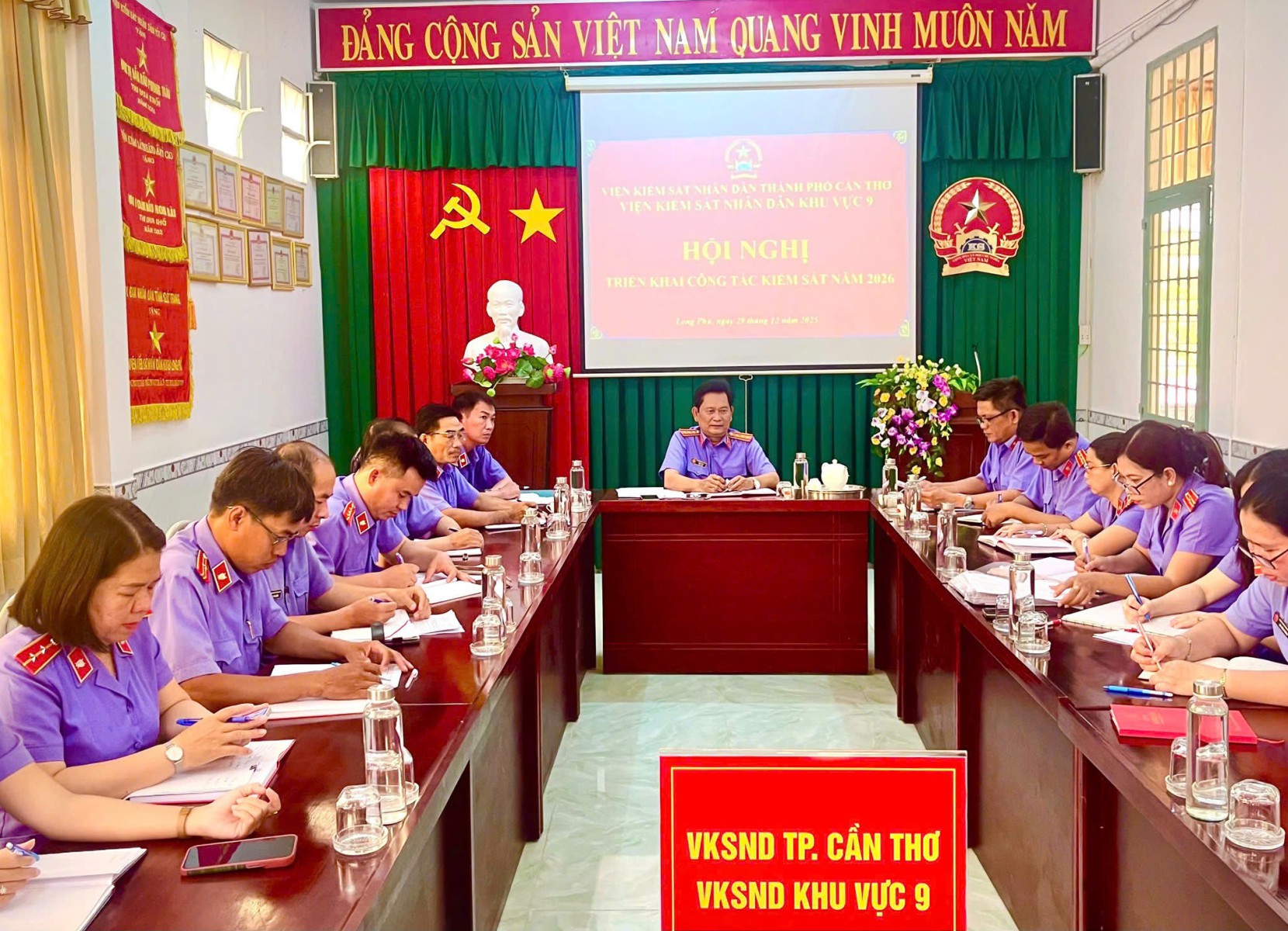 VKSND Khu vực 9 - Cần Thơ tổ chức thành công Hội nghị triển khai công tác kiểm sát năm 2026