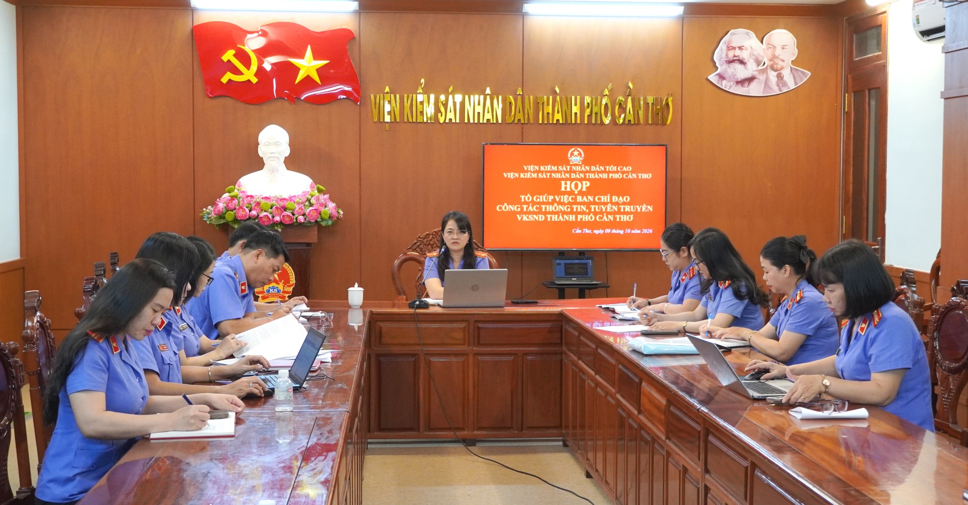 VKSND thành phố Cần Thơ kiện toàn tổ chức nâng cao hiệu quả công tác thông tin tuyên truyền