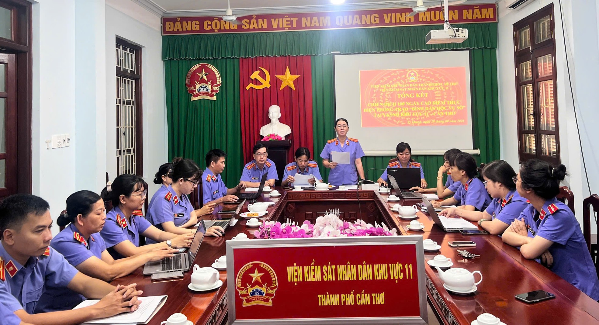 VKSND Khu vực 11 - Cần Thơ hoàn thành sớm chương trình Bình dân học vụ số