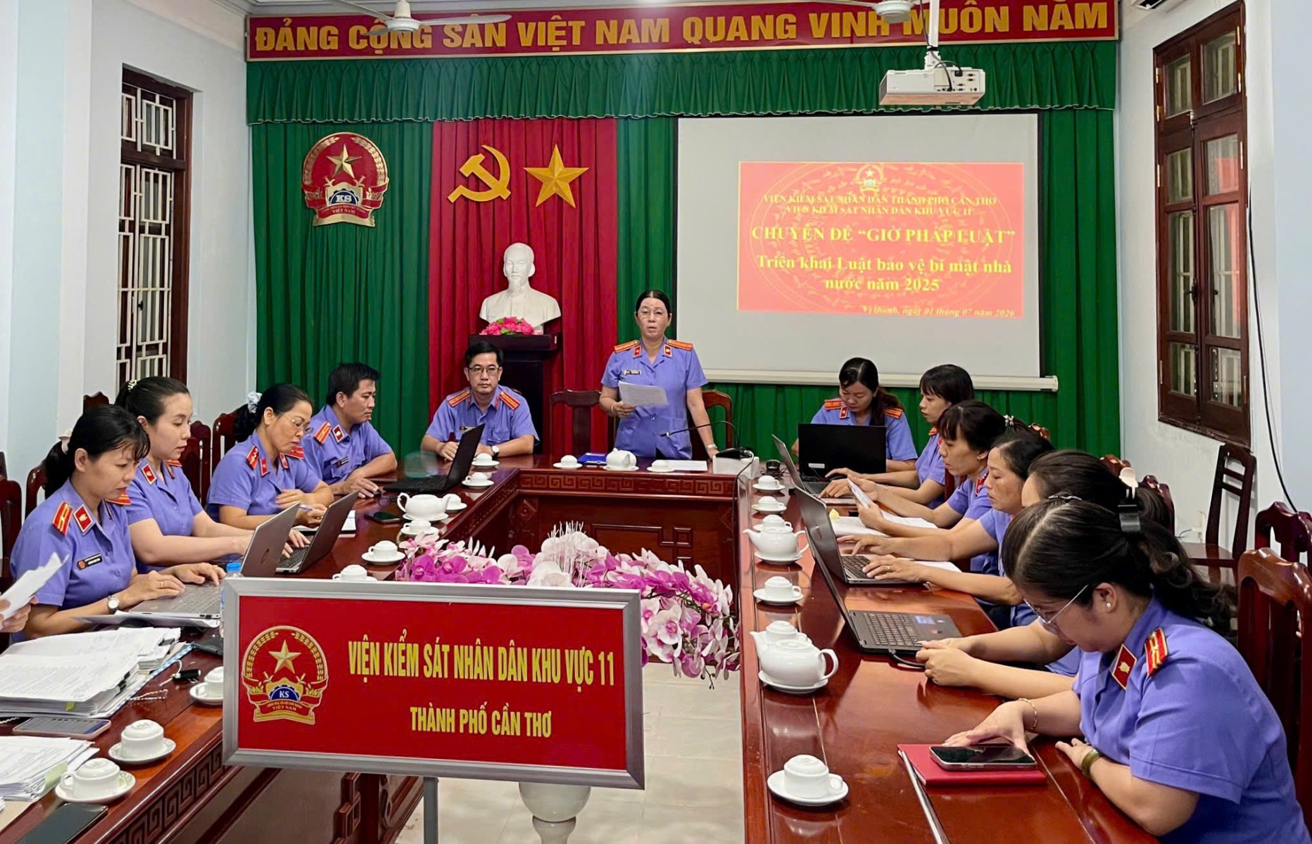 VKSND Khu vực 11 - Cần Thơ: Đổi mới công tác tuyên truyền pháp luật qua mô hình “Giờ pháp luật”