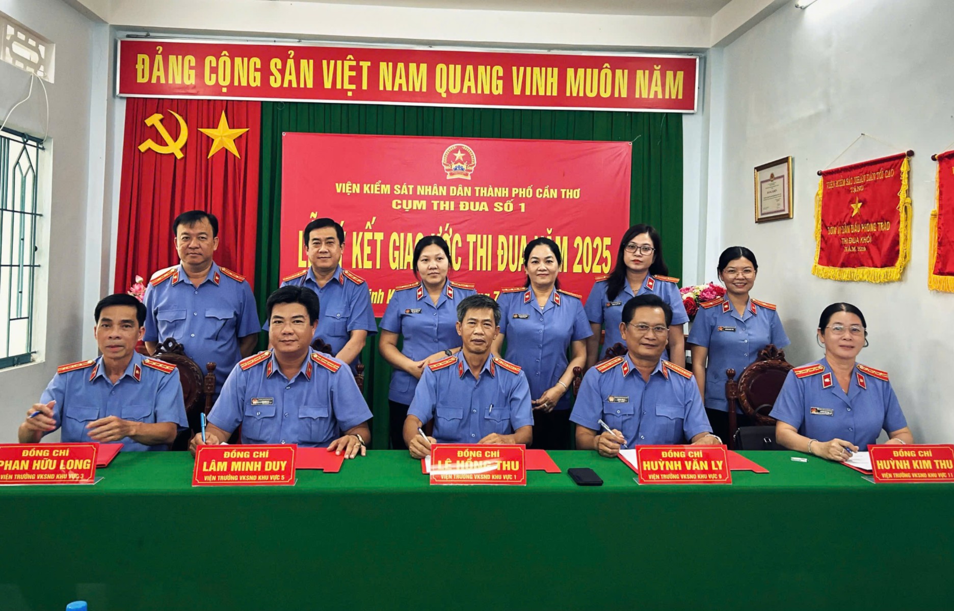 VKSND Khu vực 1 - Cần Thơ tổ chức thành công Lễ ký kết Giao ước thi đua Cụm 1 năm 2025