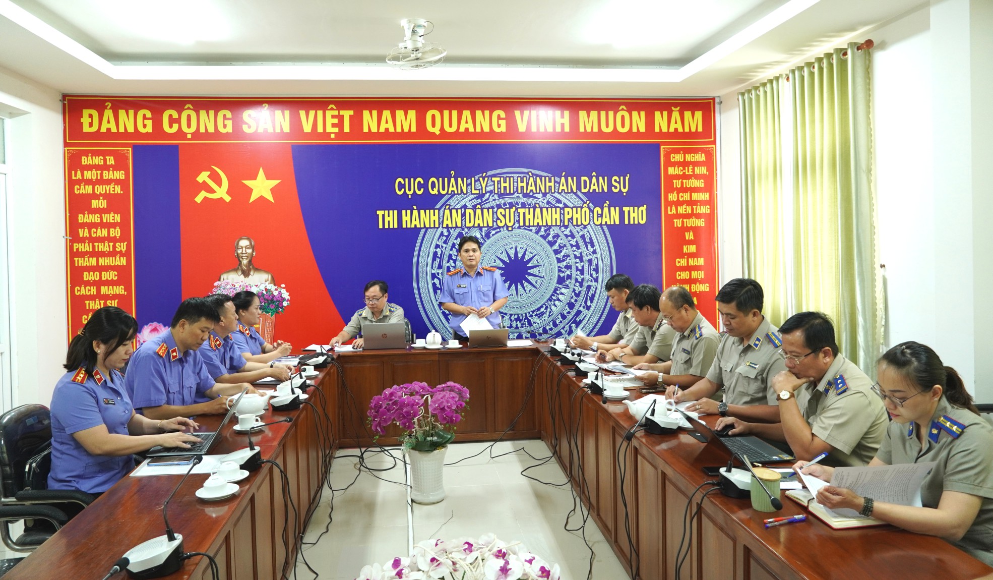 Công bố Quyết định, Kế hoạch phúc tra và trực tiếp kiểm sát tại Thi hành án dân sự thành phố Cần Thơ