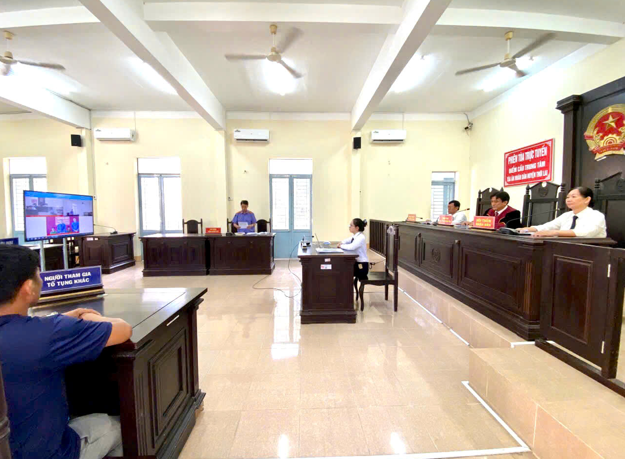 Viện kiểm sát nhân dân Khu vực 3 - Cần Thơ phối hợp với Tòa án nhân dân Khu vực 3 - Cần Thơ Tổ chức phiên tòa rút kinh nghiệm trực tuyến 