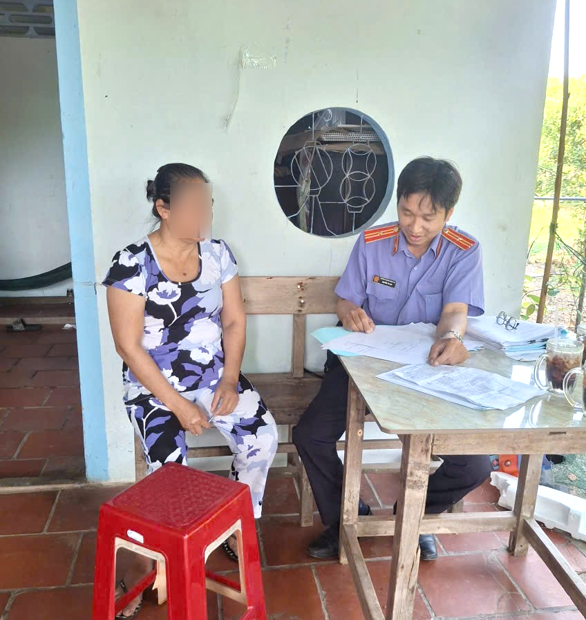 VKSND Khu vực 10 - Cần Thơ phối hợp xác minh điều kiện thi hành án dân sự, góp phần nâng cao hiệu quả thi hành án