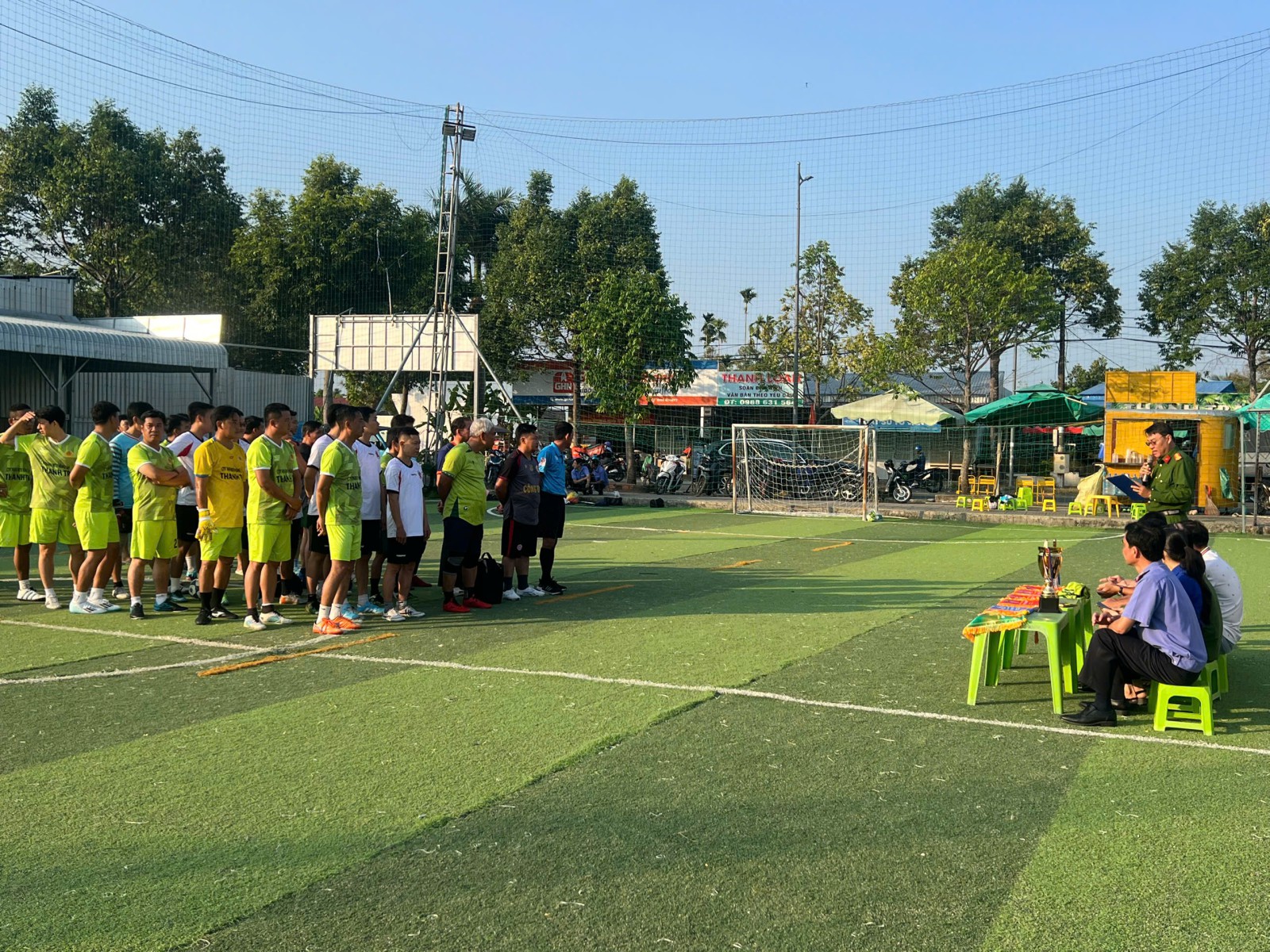 VKSND Khu vực 3:  Sôi nổi Giải bóng đá tứ hùng chào mừng 95 năm Ngày thành lập Đoàn TNCS Hồ Chí Minh