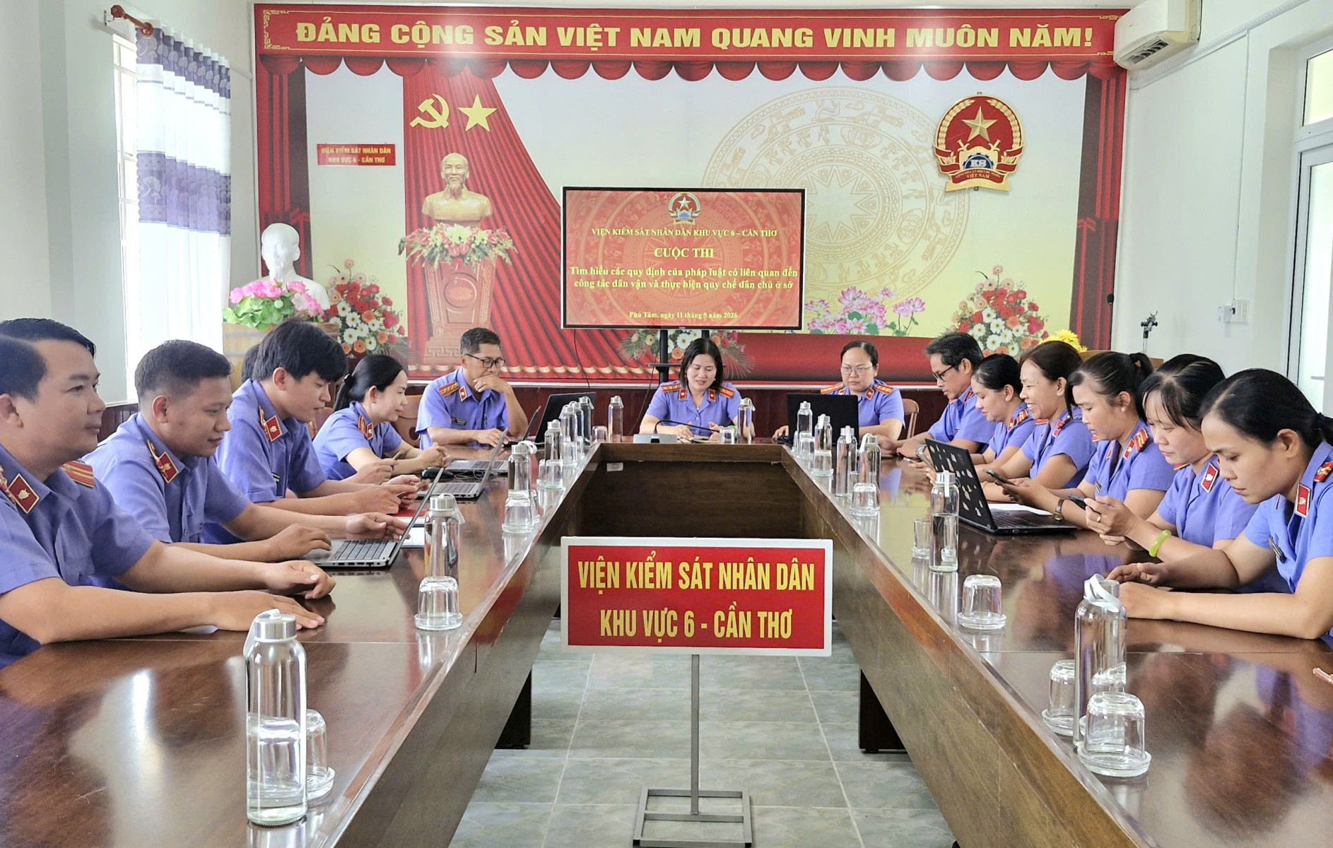 VKSND Khu vực 6 - Cần Thơ nâng cao nhận thức về dân vận và dân chủ ở cơ sở qua hình thức thi trực tuyến 