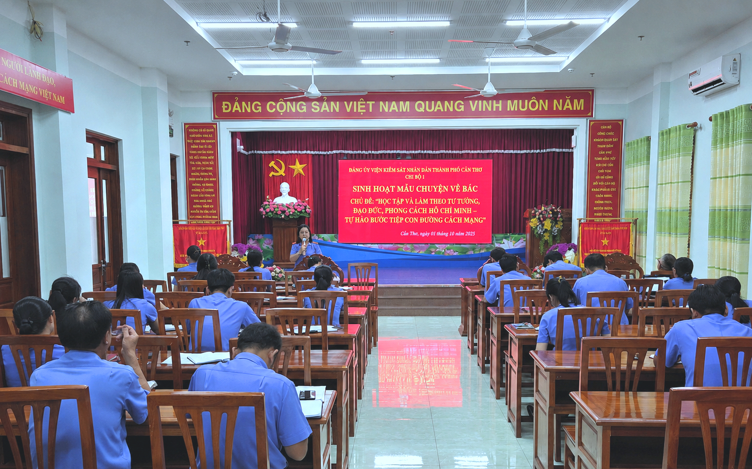 Chi bộ 1 thực hành theo Bác: Từ nhận thức đến hành động