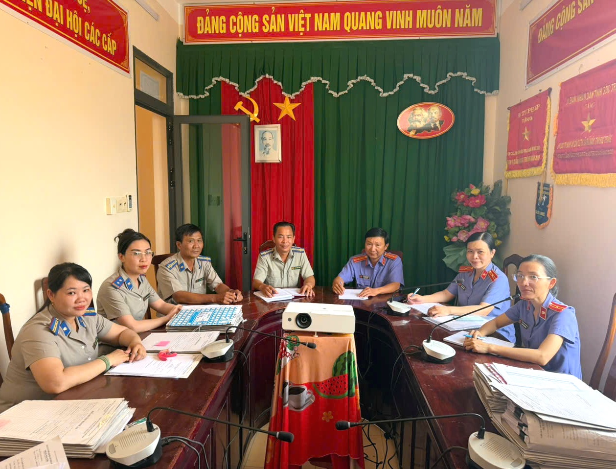 Viện kiểm sát nhân dân Khu vực 7 - Cần Thơ trực tiếp kiểm sát việc phân loại án chưa có điều kiện thi hành án dân sự