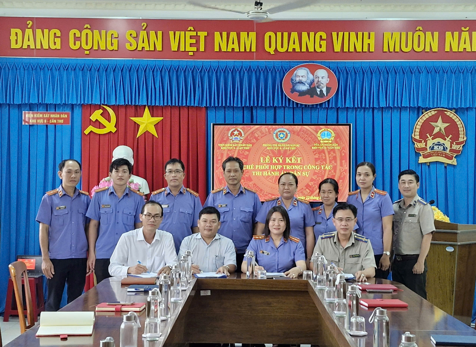 Tổ chức Lễ ký kết Quy chế phối hợp trong công tác thi hành án dân sự