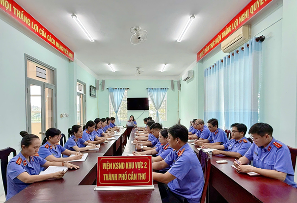 VKSND Khu vực 2 - Cần Thơ tổ chức triển khai và thực hiện tuyên truyền Đại hội đảng bộ các cấp và Đại hội đại biểu toàn quốc lần thứ XIV