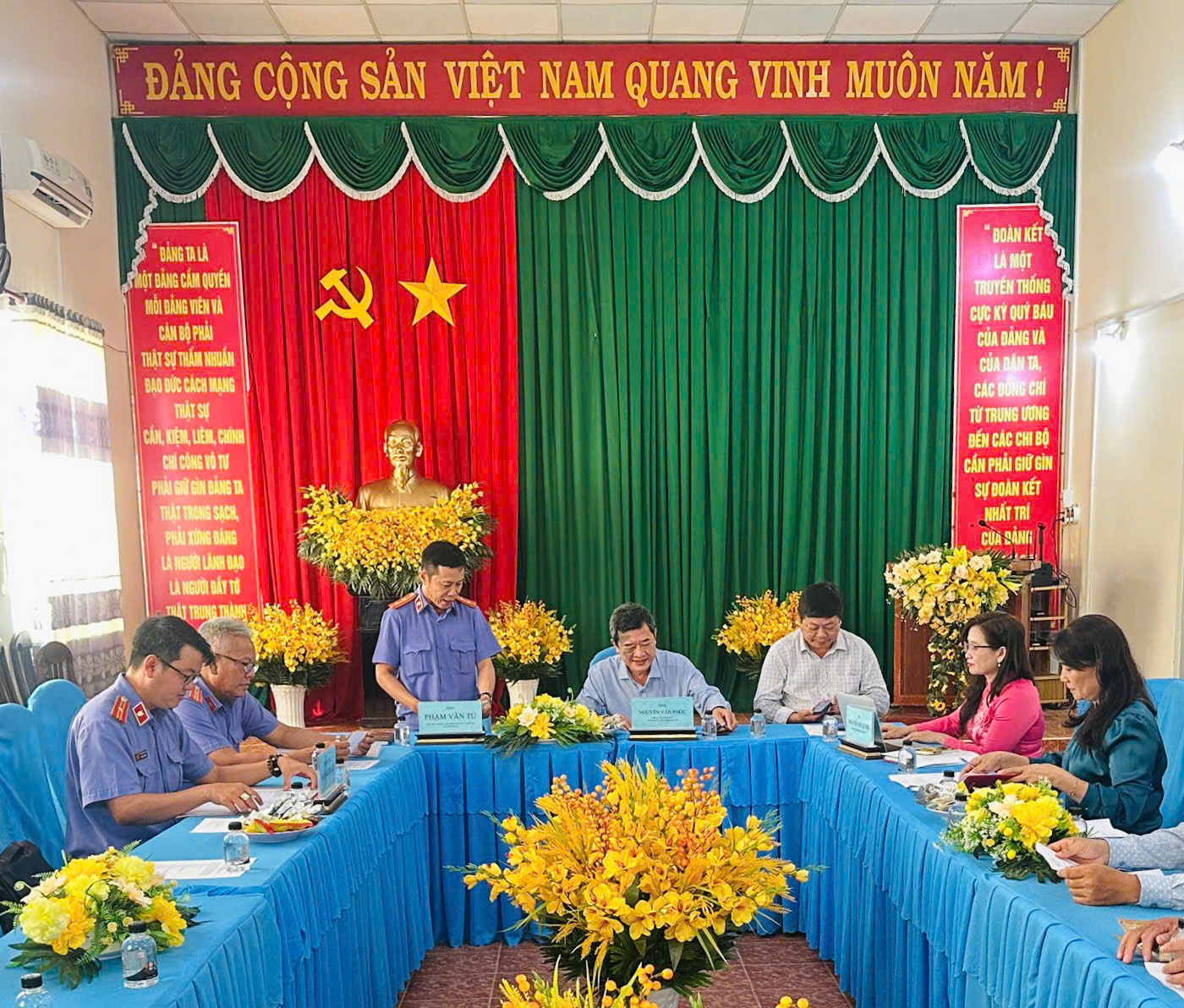 VKSND Khu vực 3 trực tiếp kiểm sát công tác thi hành án hình sự tại Ủy ban nhân dân xã Trường Xuân, thành phố Cần Thơ 