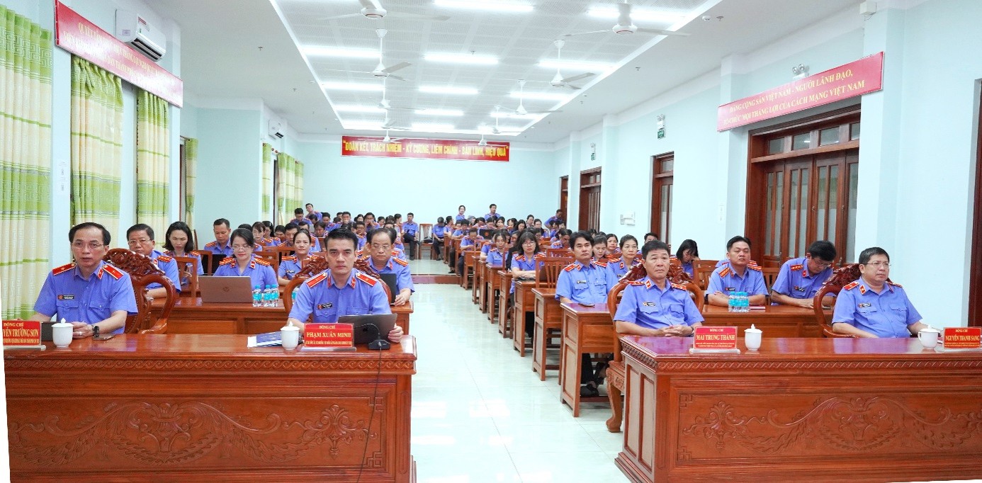 Đảng bộ VKSND thành phố Cần Thơ tham dự Hội nghị toàn quốc quán triệt Nghị quyết Trung ương 4 khóa XIV