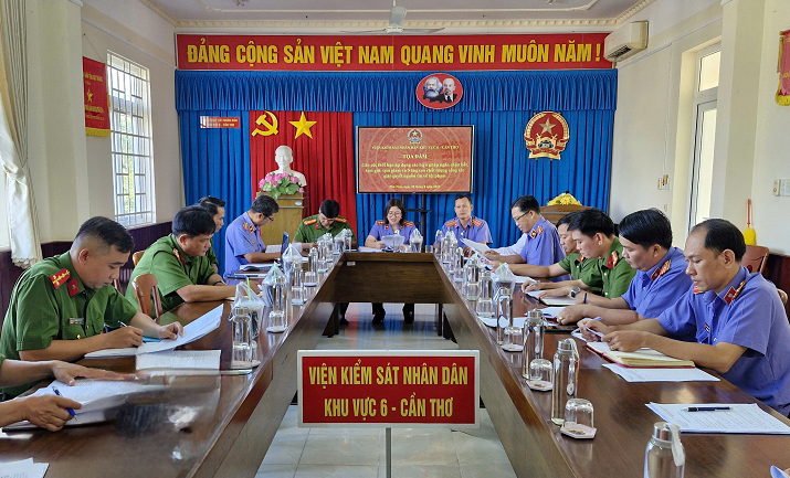 Viện kiểm sát nhân dân khu vực 6 - Cần Thơ: Tổ chức Toạ đàm nghiệp vụ trong lĩnh vực hình sự 