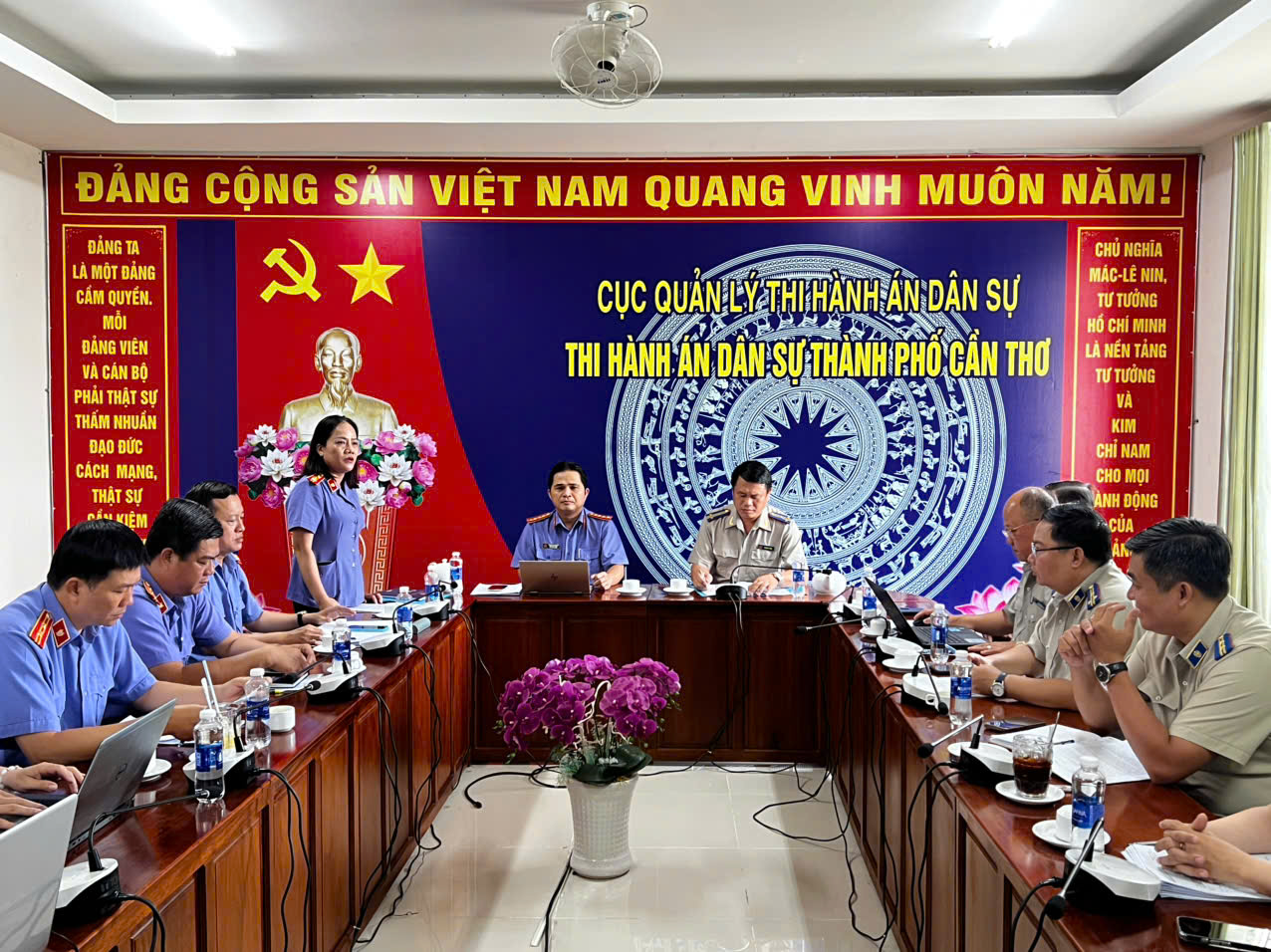 Công bố dự thảo Kết luận trực tiếp kiểm sát hoạt động thi hành án dân sự tại Phòng Thi hành án dân sự khu vực 5 - Cần Thơ