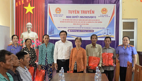 VKSND Khu vực 6 - Cần Thơ: Nâng cao nhận thức pháp luật và bảo vệ lợi ích công cộng tại địa phương