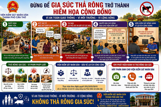 VKSND thành phố Cần Thơ: Lan tỏa tinh thần Nghị quyết 205, khẳng định vai trò bảo vệ công lý và lợi ích cộng đồng