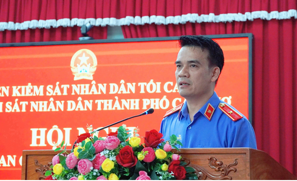 Viện trưởng VKSND thành phố Cần Thơ tăng cường chỉ đạo, nâng cao trách nhiệm trong công tác hình sự