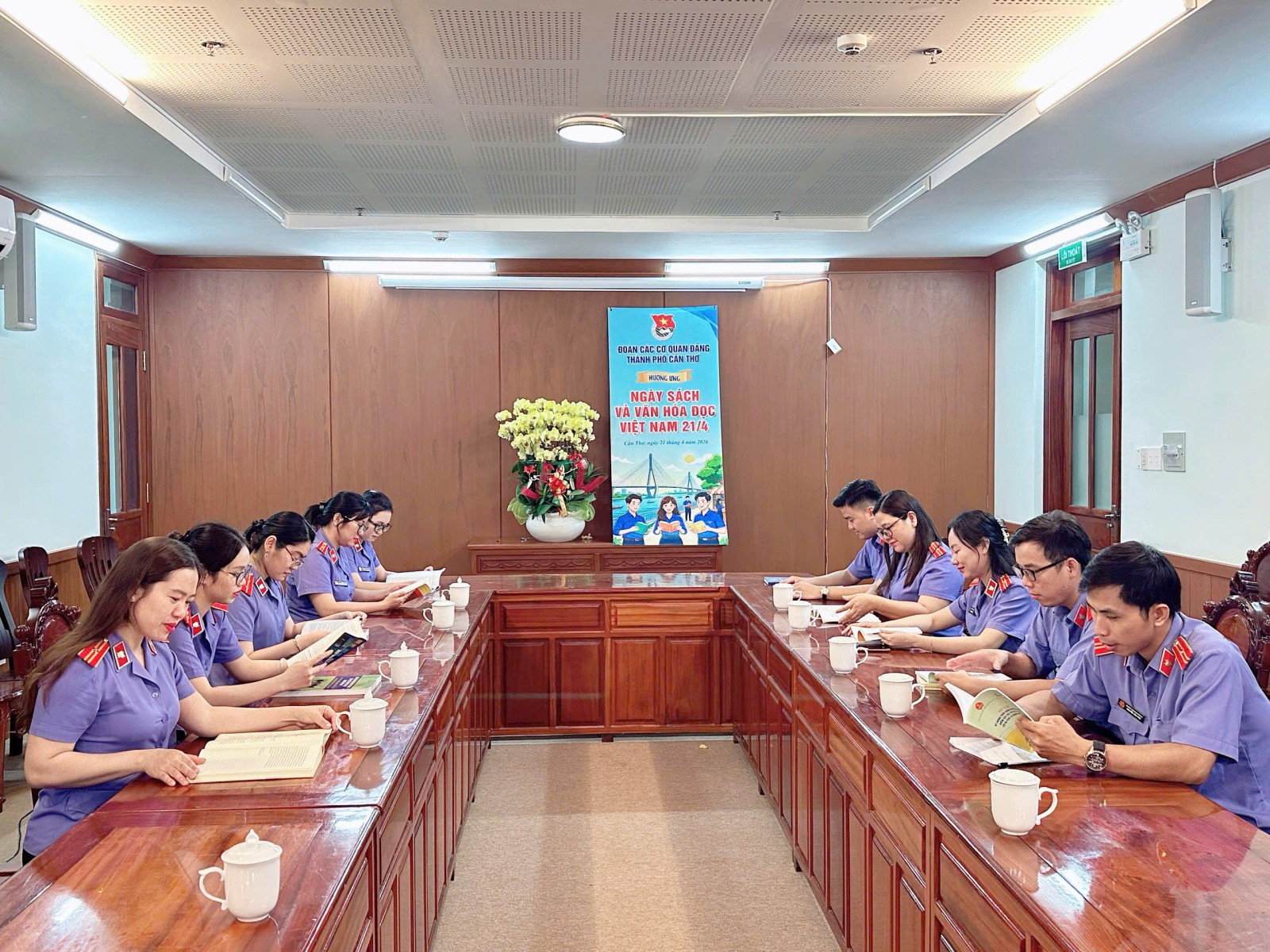 Tuổi trẻ VKSND thành phố Cần Thơ lan toả tri thức và văn hoá đọc trong thời đại mới