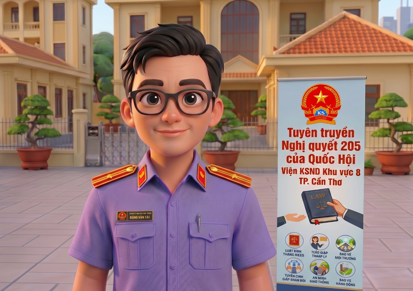 VKSND Khu vực 8 - Cần Thơ tăng cường ứng dụng trí tuệ nhân tạo trong công tác tuyên truyền pháp luật