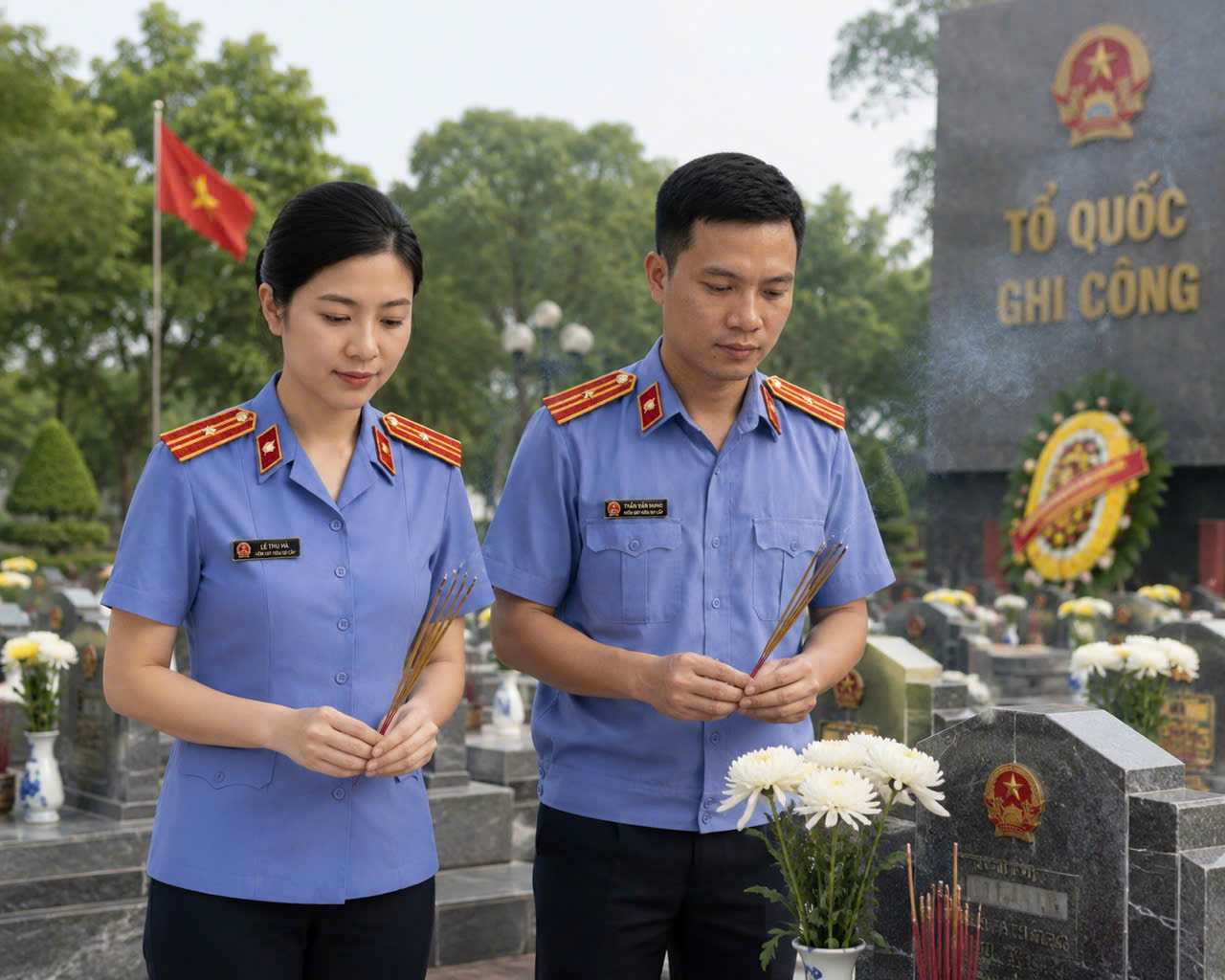 Đời đời khắc ghi công lao các Anh hùng liệt sĩ - Trách nhiệm và lời hứa  của người cán bộ Kiểm sát