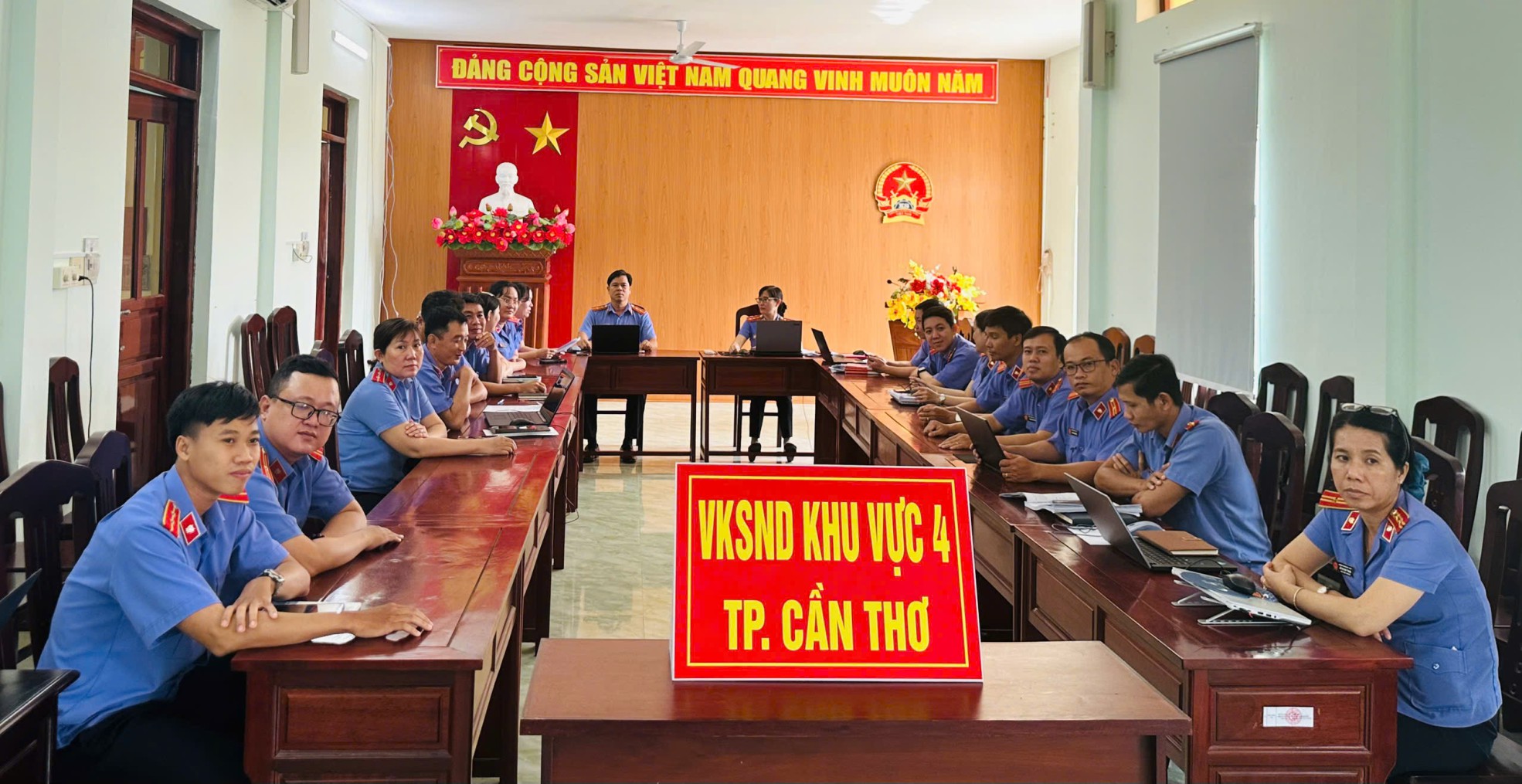 VKSND Khu vực 4 - Cần Thơ nâng cao kỹ năng nhận diện vụ việc dân sự công ích qua mô hình “Giờ pháp luật”