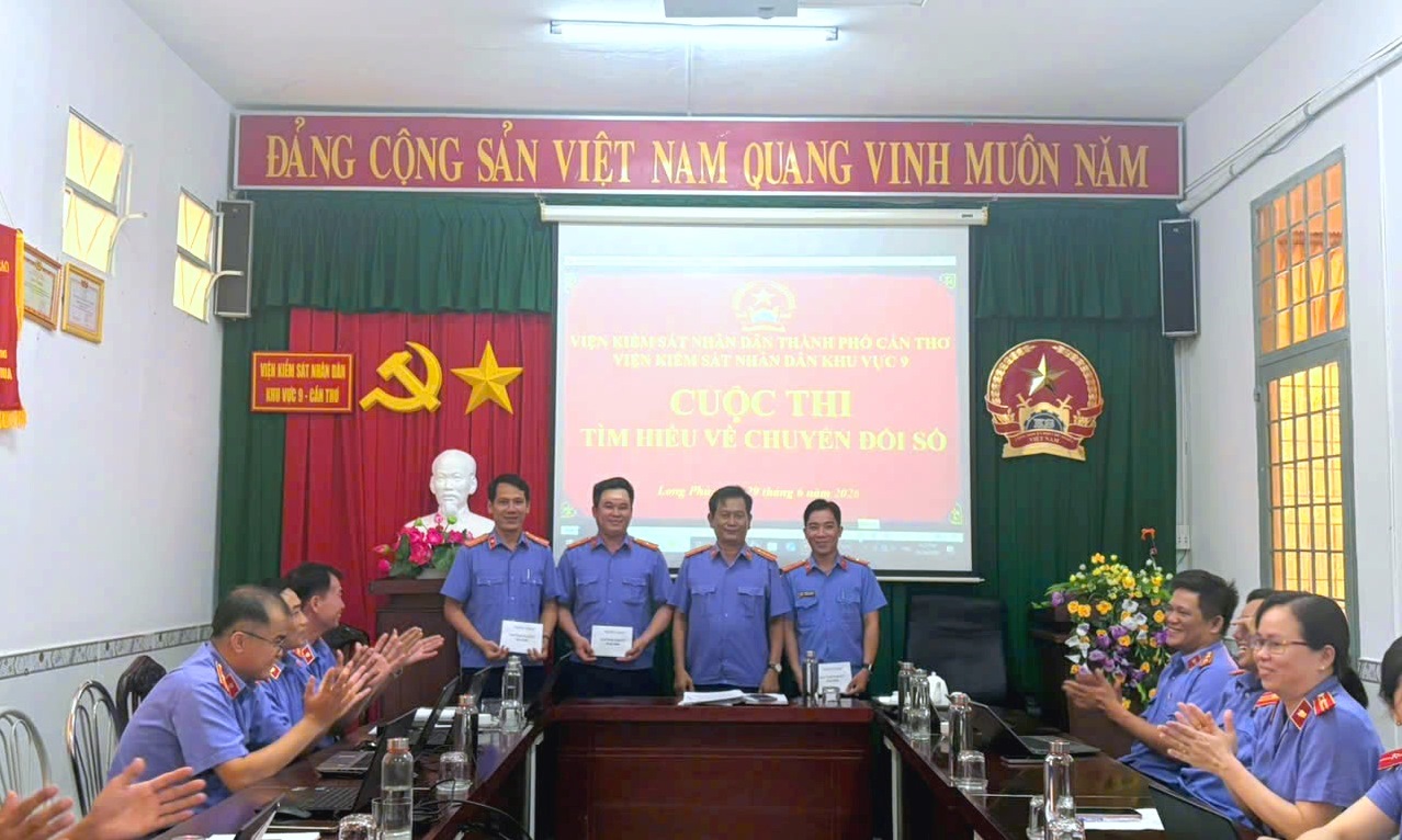 VKSND Khu vực 9 - Cần Thơ: Tổ chức cuộc thi trắc nghiệm trực tuyến “Tìm hiểu về Chuyển đổi số”