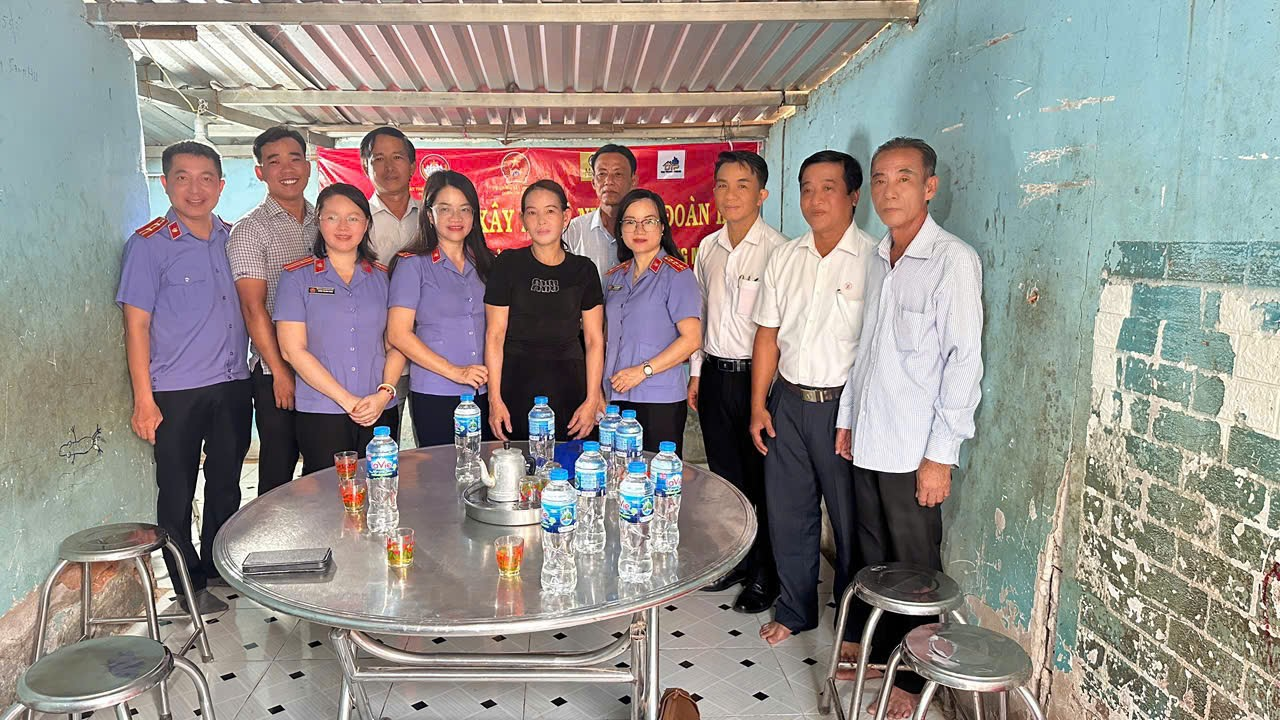Viện KSND quận Cái Răng khởi công xây dựng Nhà Đại đoàn kết  cho hộ cận nghèo