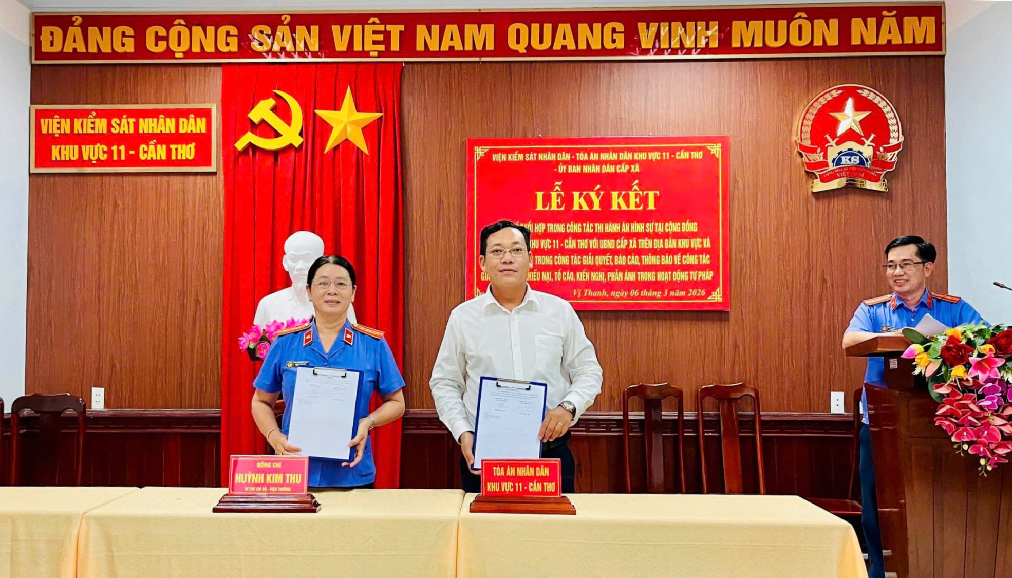 Ký kết Quy chế phối hợp liên ngành trong công tác thi hành án hình sự tại cộng đồng và Quy chế phối hợp trong công tác giải quyết đơn khiếu nại, tố cáo