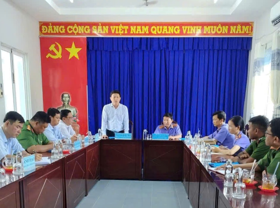 VKSND Khu vực 7 - Cần Thơ trực tiếp kiểm sát thi hành án hình sự tại cộng đồng