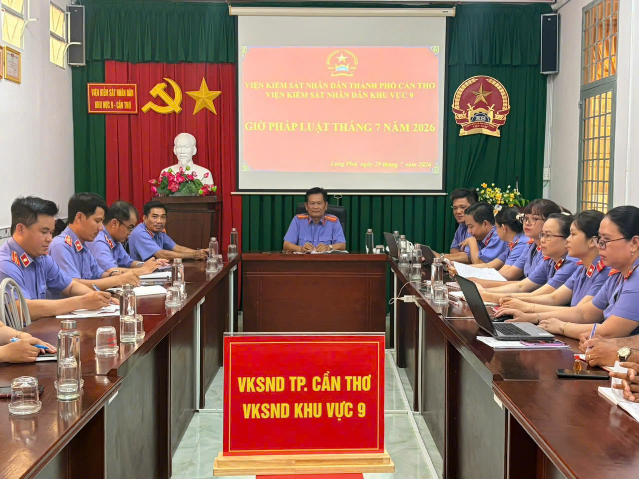 VKSND Khu vực 9 - Cần Thơ nâng cao chất lượng “Giờ pháp luật” gắn với triển khai Nghị quyết số 205/2025/QH15 