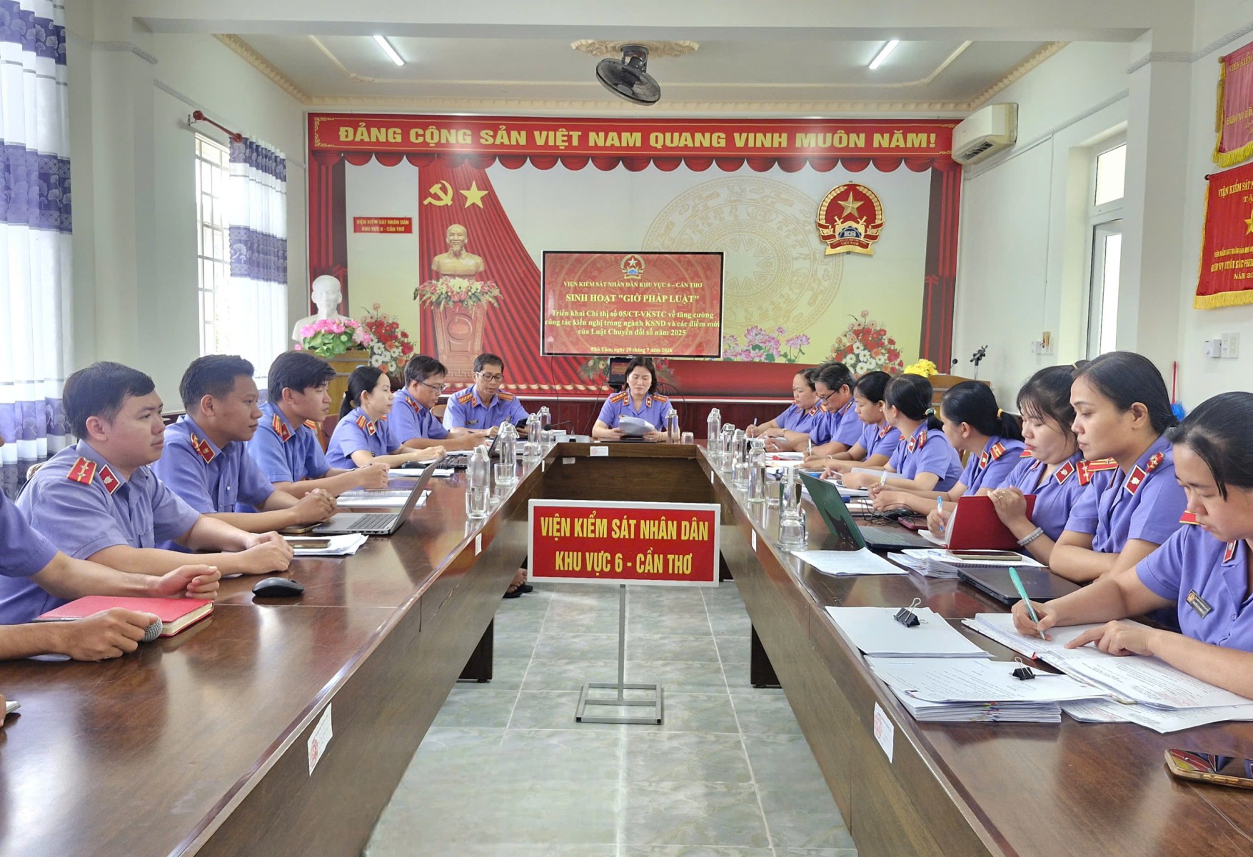 Tăng cường công tác kiến nghị và thúc đẩy chuyển đổi số trong hoạt động của VKSND Khu vực 6 – Cần Thơ