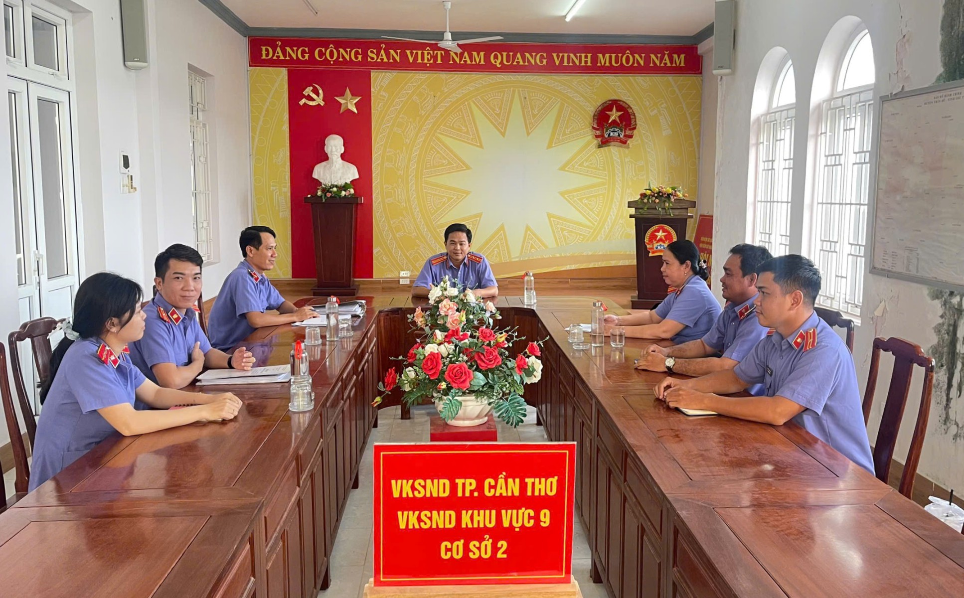 Bộ phận hình sự VKSND Khu vực 9 - Cần Thơ họp phân công nhiệm vụ và quán triệt các văn bản nghiệp vụ