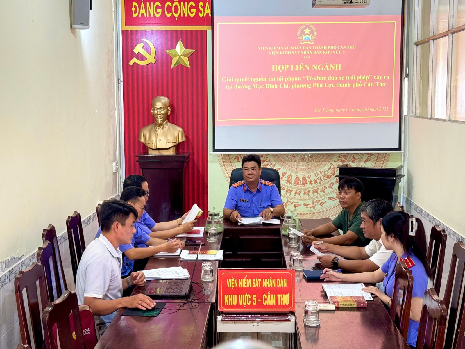 Khu vực 5 – Cần Thơ:  Tổ chức họp liên ngành giải quyết vụ, việc hình sự
