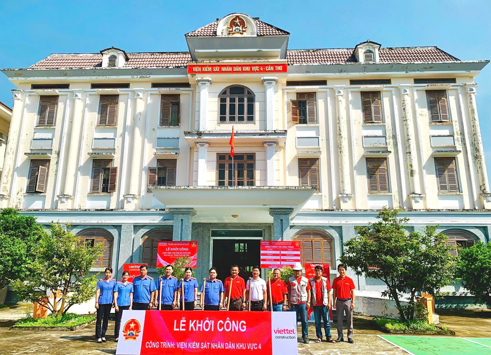 Lễ khởi công công trình xây dựng, sửa chữa trụ sở Viện kiểm sát nhân dân Khu vực 4 - Cần Thơ