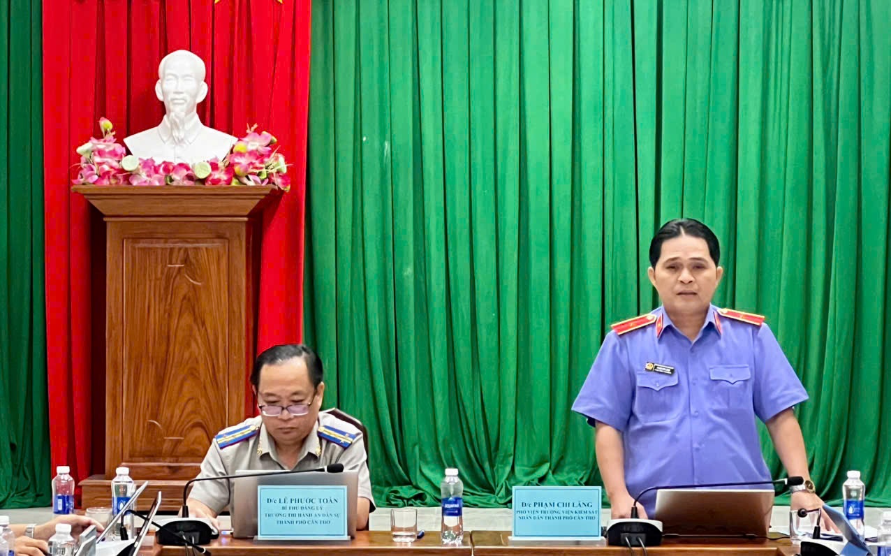 VKSND thành phố Cần Thơ công bố dự thảo kết luận trực tiếp kiểm sát hoạt động thi hành án dân sự