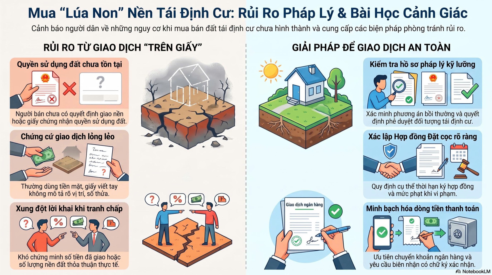 Mua “lúa non” nền tái định cư: Tiền đã giao, quyền sử dụng đất vẫn chỉ là kỳ vọng