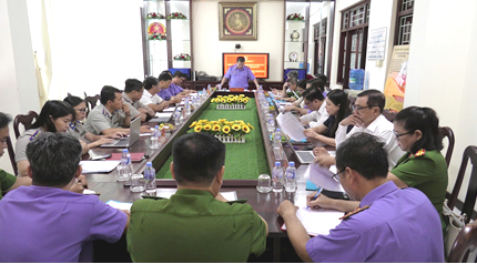  Đoàn Giám sát 41 Ban Nội chính Thành ủy làm việc tại các cơ quan tư pháp khu vực 5 