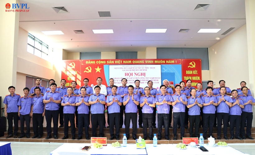 Viện trưởng Nguyễn Huy Tiến chỉ đạo Hội nghị giao ban công tác giữa Viện Phúc thẩm 3 và 9 VKSND tỉnh, TP khu vực phía Nam