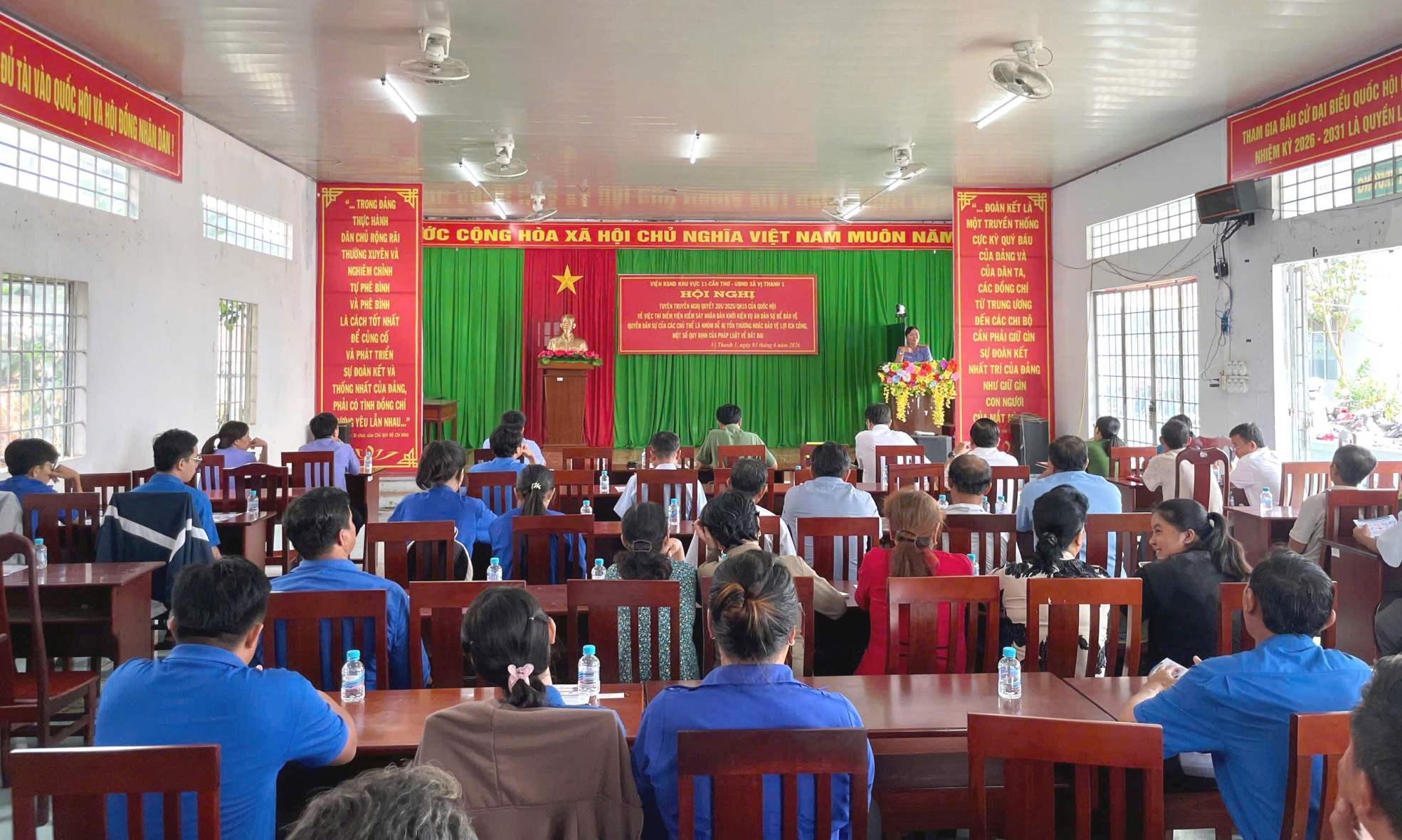 VKSND Khu vực 11 tuyên truyền Nghị quyết 205/2025/QH15 và Luật Đất đai năm 2024 tại xã Vĩnh Tường, Vị Thanh 1.