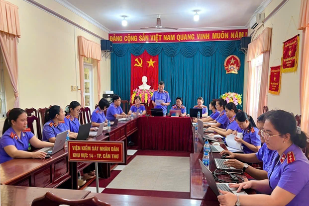 Chi bộ Viện kiểm sát nhân dân Khu vực 14 - Cần Thơ Tổ chức tuyên truyền Đại hội Thi đua yêu nước toàn quốc lần thứ XI, năm 2025