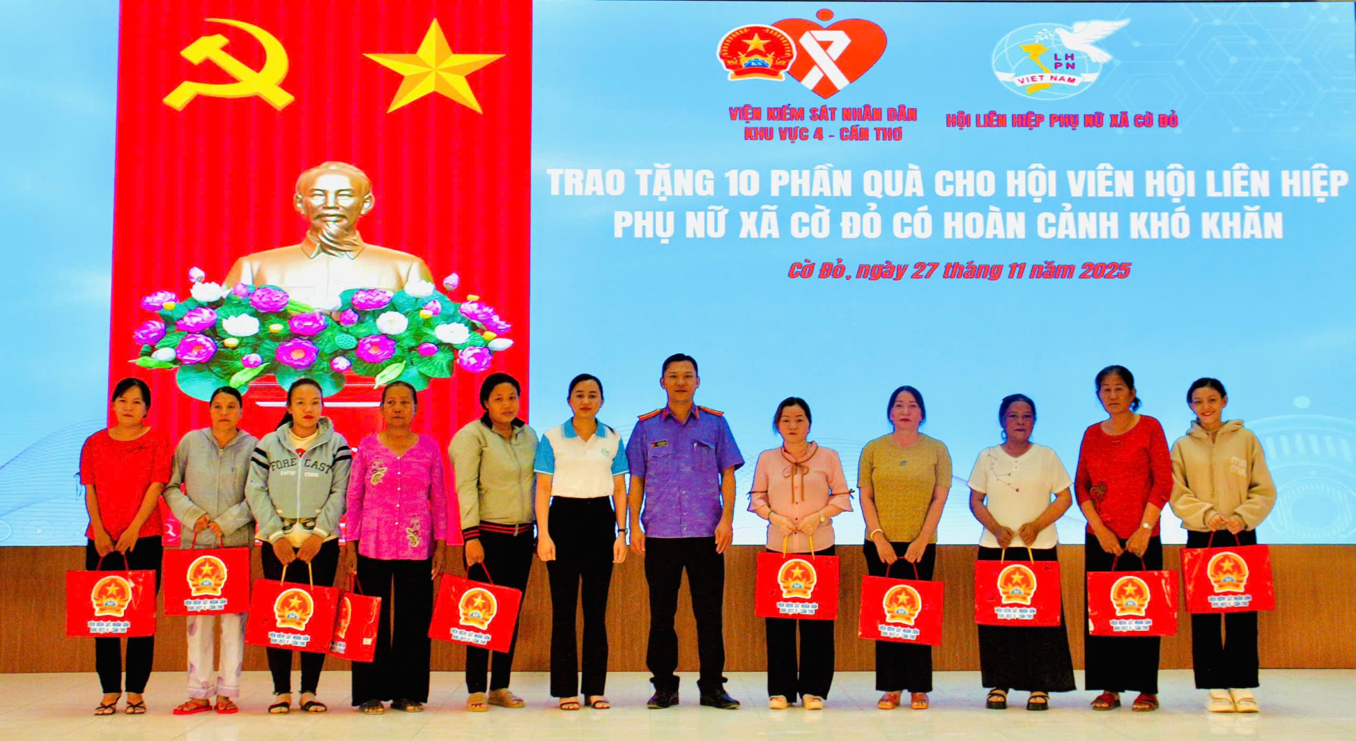 Viện kiểm sát nhân dân khu vực 4 - Cần Thơ tổ chức tuyên truyền pháp luật về Nghị quyết số 205/2025/QH15 nhằm hưởng ứng Tháng hành động vì bình đẳng giới tại Hội Liên hiệp phụ nữ xã Cờ Đỏ