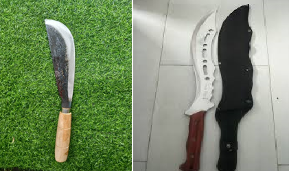 Trao đổi quan điểm:  Xác định dao là vũ khí thô sơ hay vũ khí quân dụng?