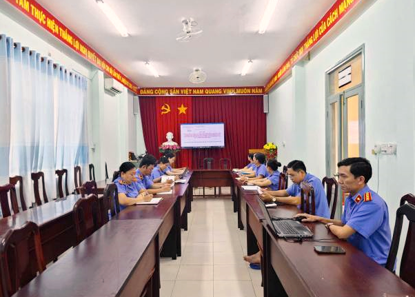 VKSND Khu vực 2 - Cần Thơ tổ chức đóng góp ý kiến hoàn thiện Quy chế phối hợp với Công an phường