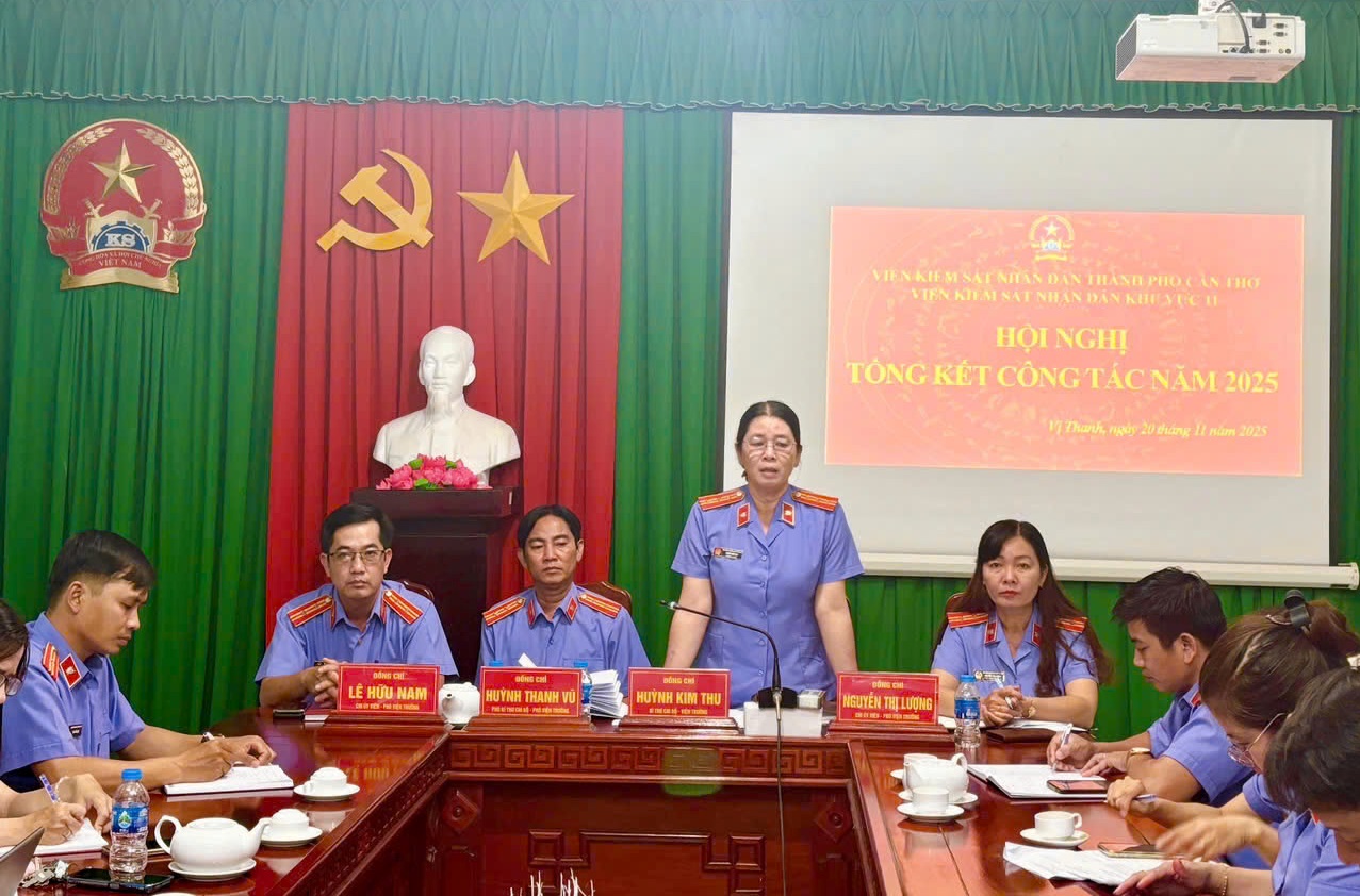 VKSND Khu vực 11 – Cần Thơ tổ chức Hội nghị tổng kết công tác kiểm sát năm 2025