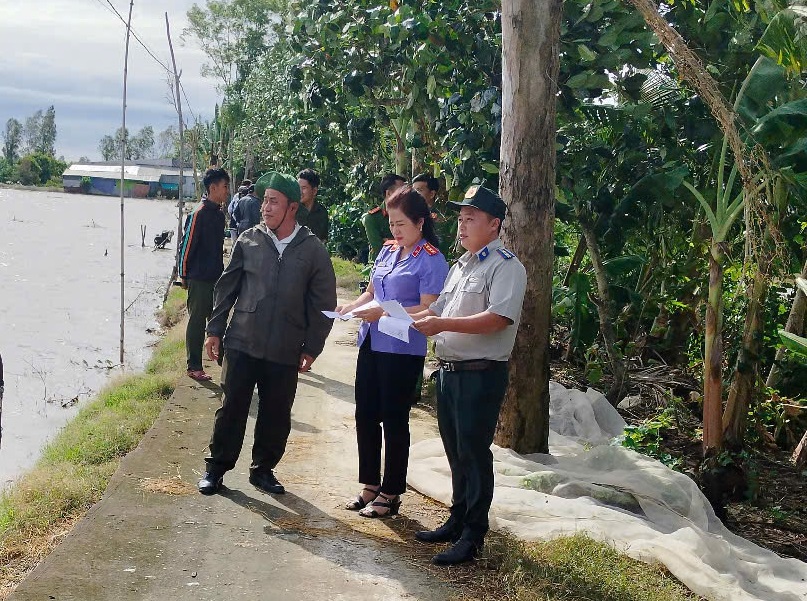 Kiểm sát cưỡng chế chuyển giao 13.100 m² đất trồng lúa ở xã Đông Thuận, thành phố Cần Thơ