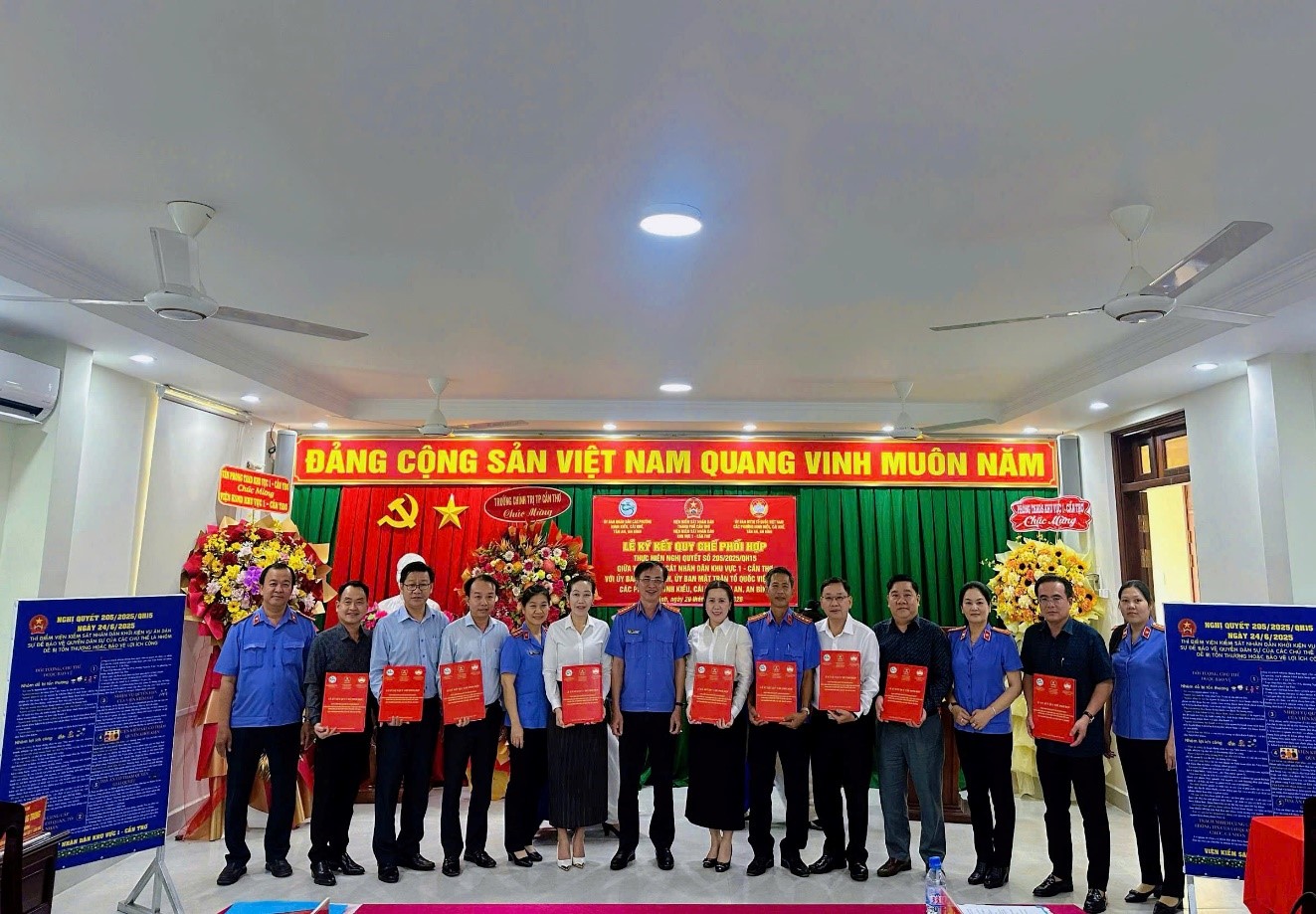 VKSND Khu vực 1 - Cần Thơ tổ chức Lễ ký kết Quy chế phối hợp thực hiện thí điểm VKSND khởi kiện vụ án dân sự công ích