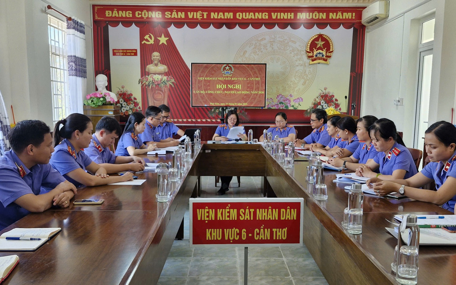 VKSND Khu vực 6 - Cần Thơ tổ chức Hội nghị cán bộ, công chức, người lao động 