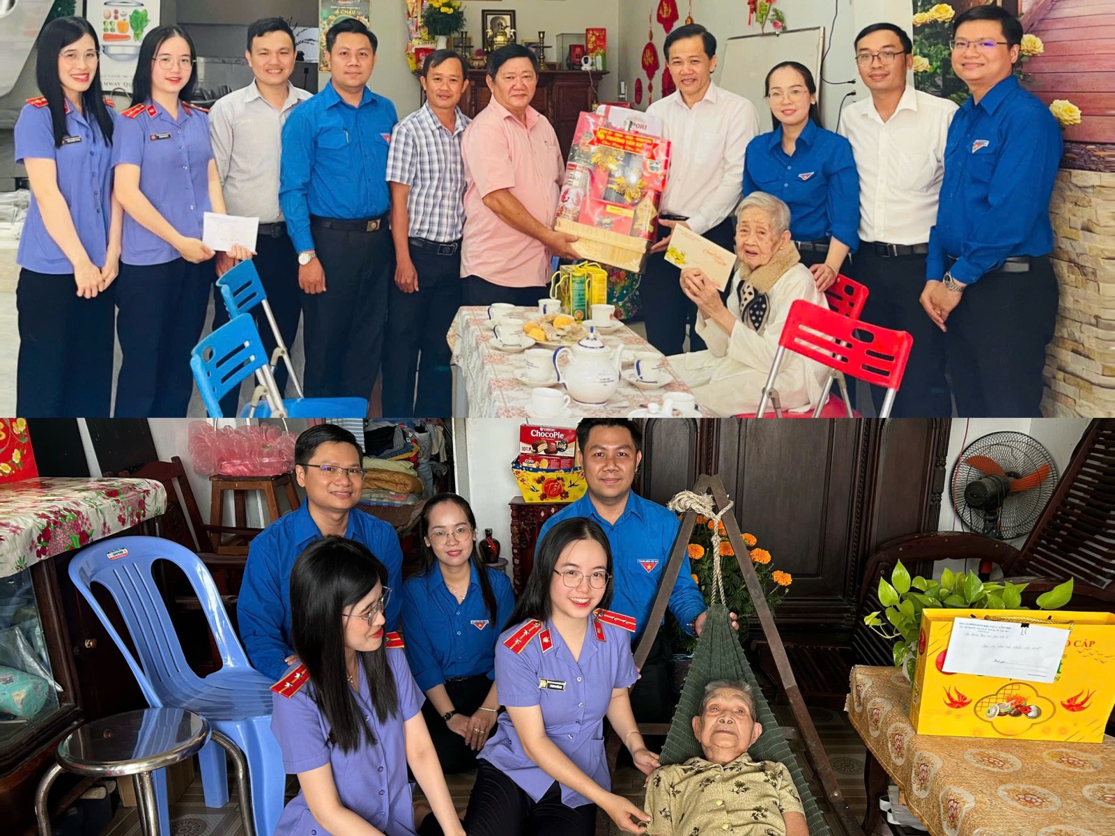 Chi đoàn VKSND Khu vực 1 - Cần Thơ thăm, tặng quà Tết cho Mẹ Việt Nam anh hùng