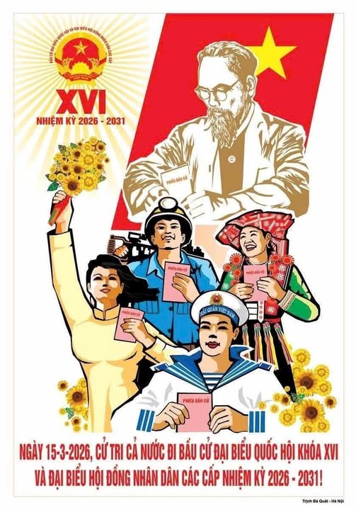 Ý nghĩa của cuộc bầu cử đại biểu Quốc hội khóa XVI và đại biểu HĐND các cấp nhiệm kỳ 2026 - 2031